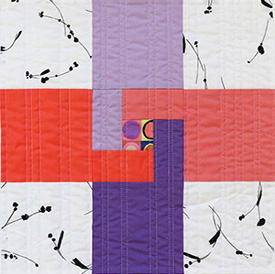 Quilt-as-you-go PDF Pattern, Japanese Style Folded Fabric Squares Unique Patchwork  Quilt, Fold Cotton Quilt Fabrics is a Hand Sewing Project 